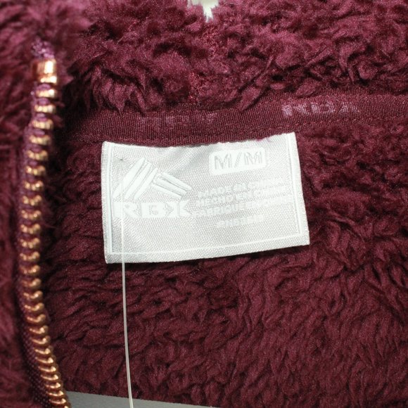 NEW! RBX 100% Polyester 1/4 Zip Sherpa Hooded Pull - Picture 13 of 15